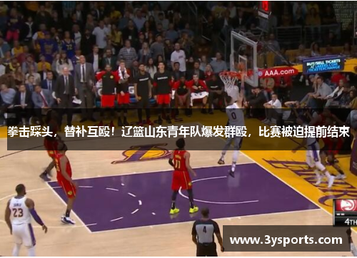 拳击踩头，替补互殴！辽篮山东青年队爆发群殴，比赛被迫提前结束